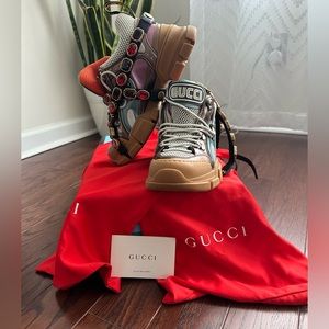 Gucci - Metallic Leather Sneaker